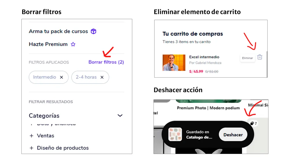 Control y libertad del usuario