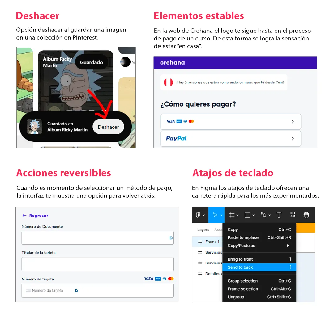 Interfaces explorables ejemplos Tognazzini