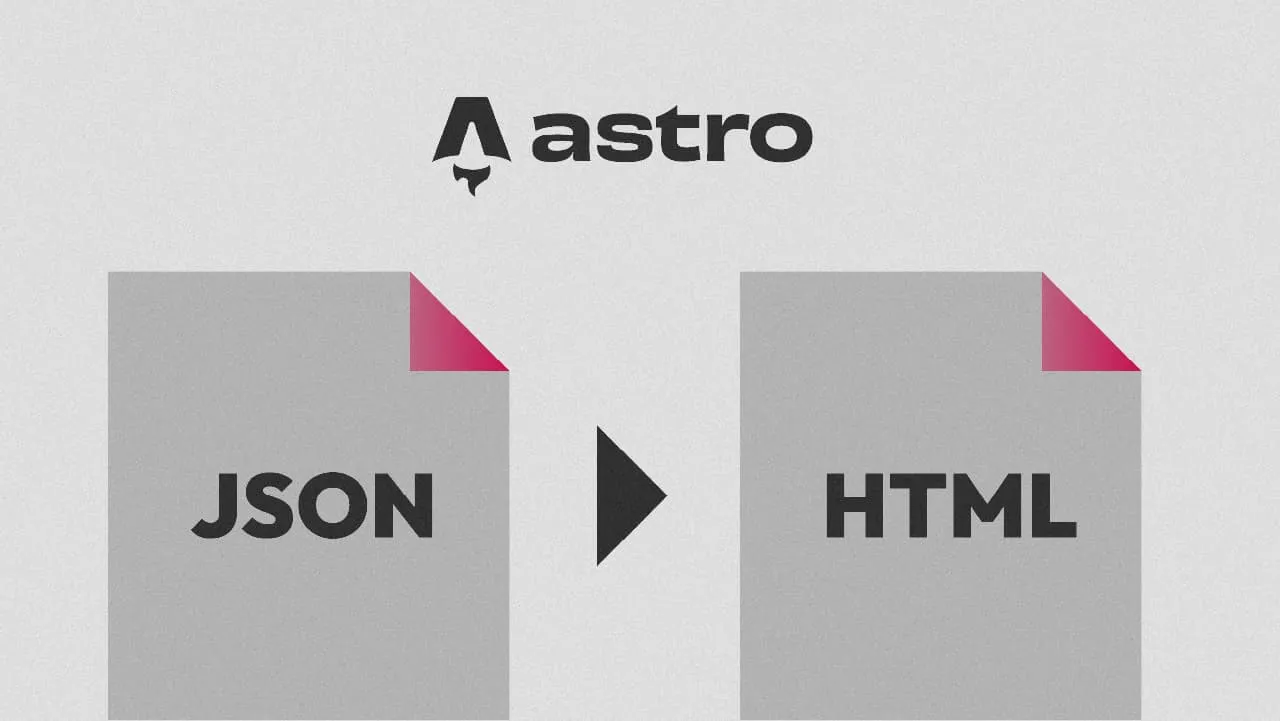 Astro: Genera rutas o páginas con archivos JSON