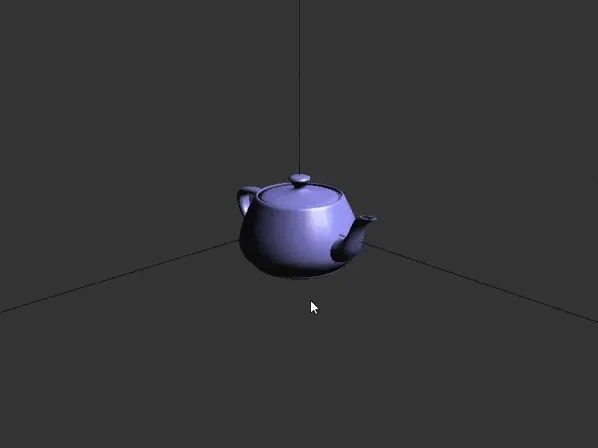 Resultado de movimiento en primera persona de la cámara en OpenGL